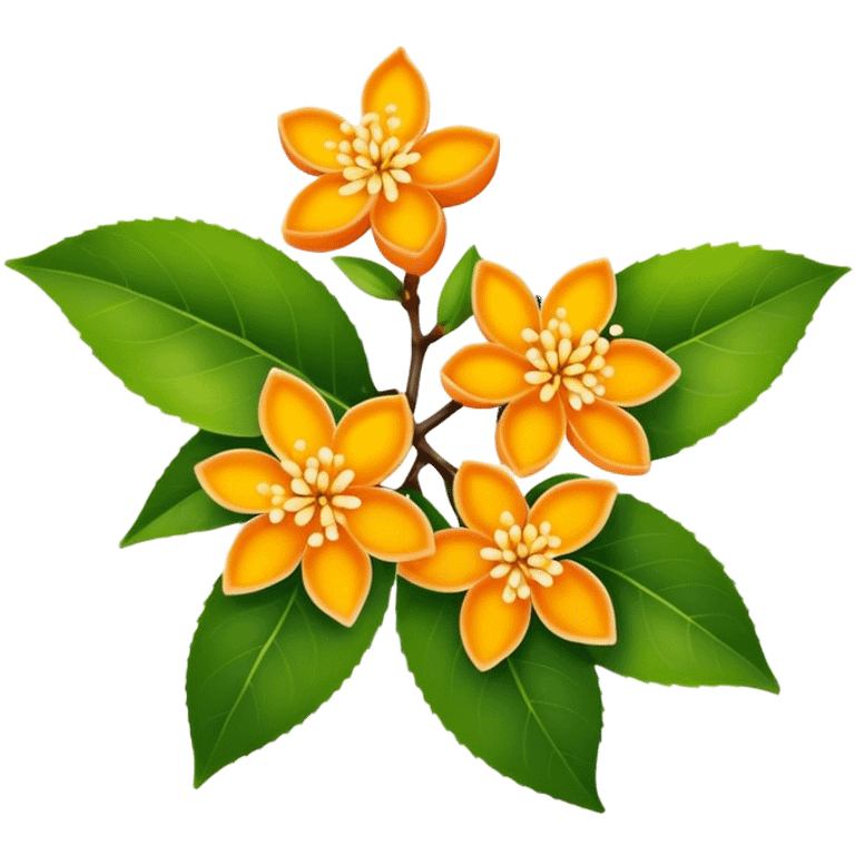 osmanthus flowers emoji