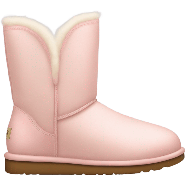 Light pink slip on uggs emoji