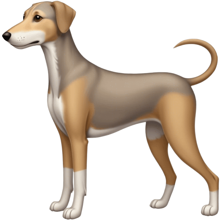 Full body Grey hound dog emoji