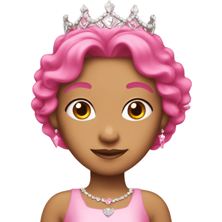 Pink princess emoji