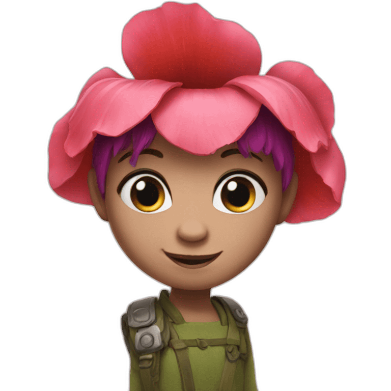 Poppy from trolls emoji