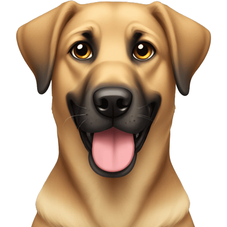 Labrador x German Shepard dog emoji