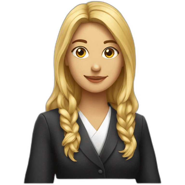 Beautiful law student emoji