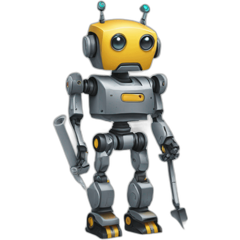 robot with tools emoji