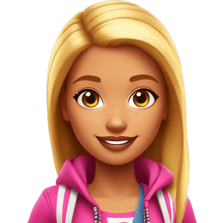 Female Barbie in subway surfers emoji