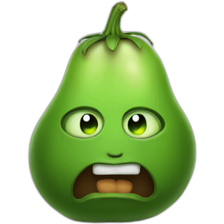 green evil potato emoji