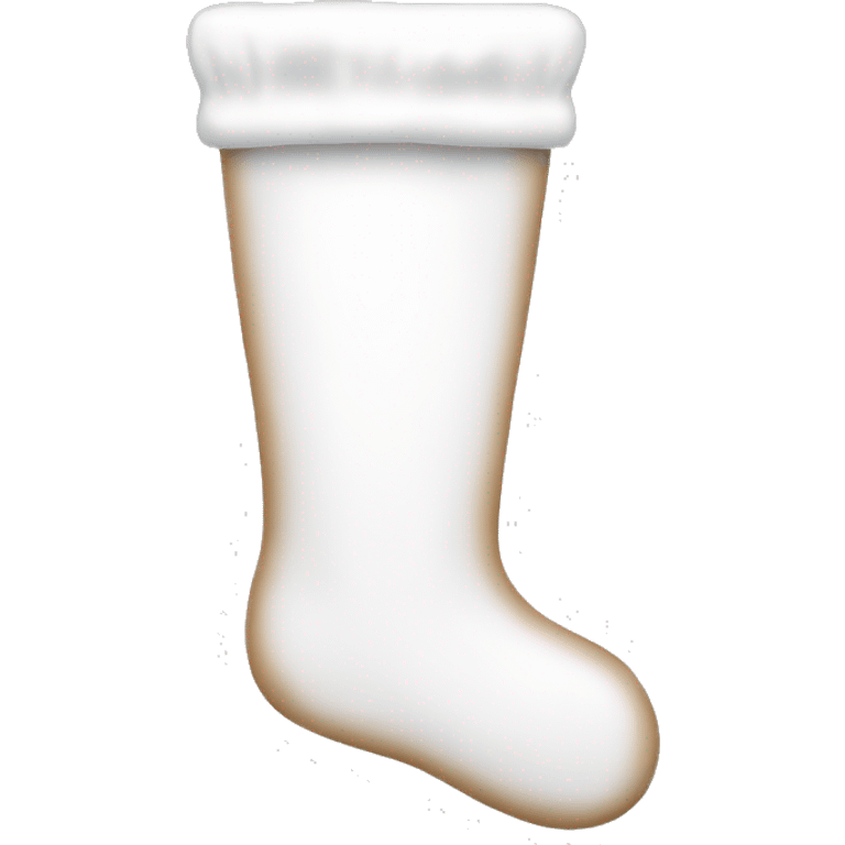 White stocking  emoji