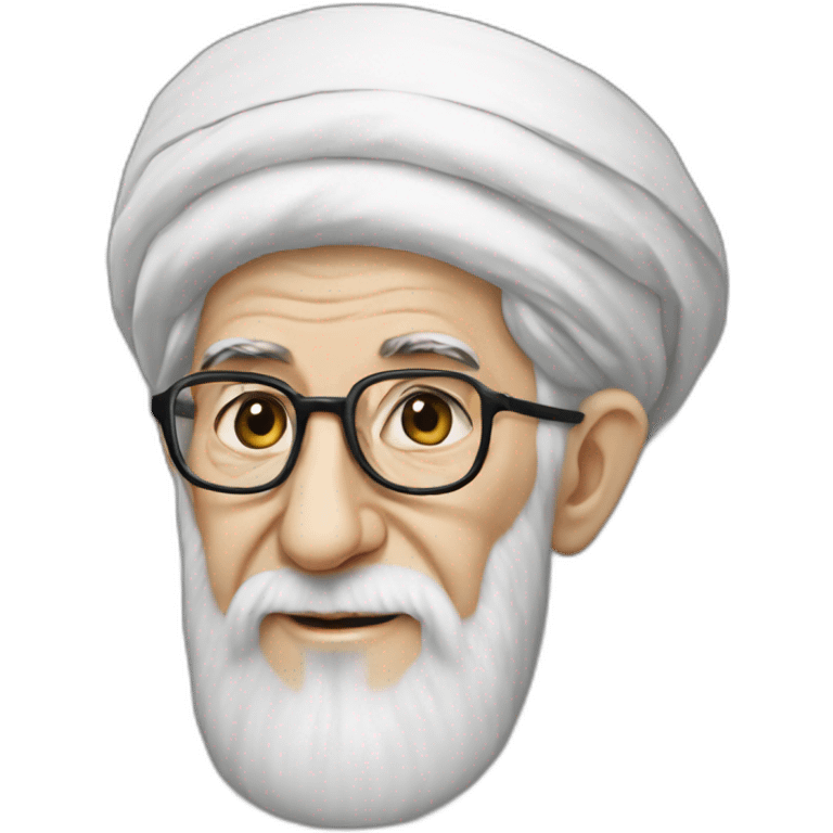 Khamenei is looking  emoji