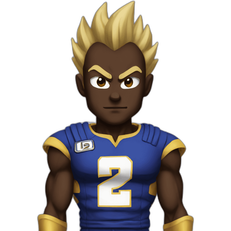 Black vegeta emoji