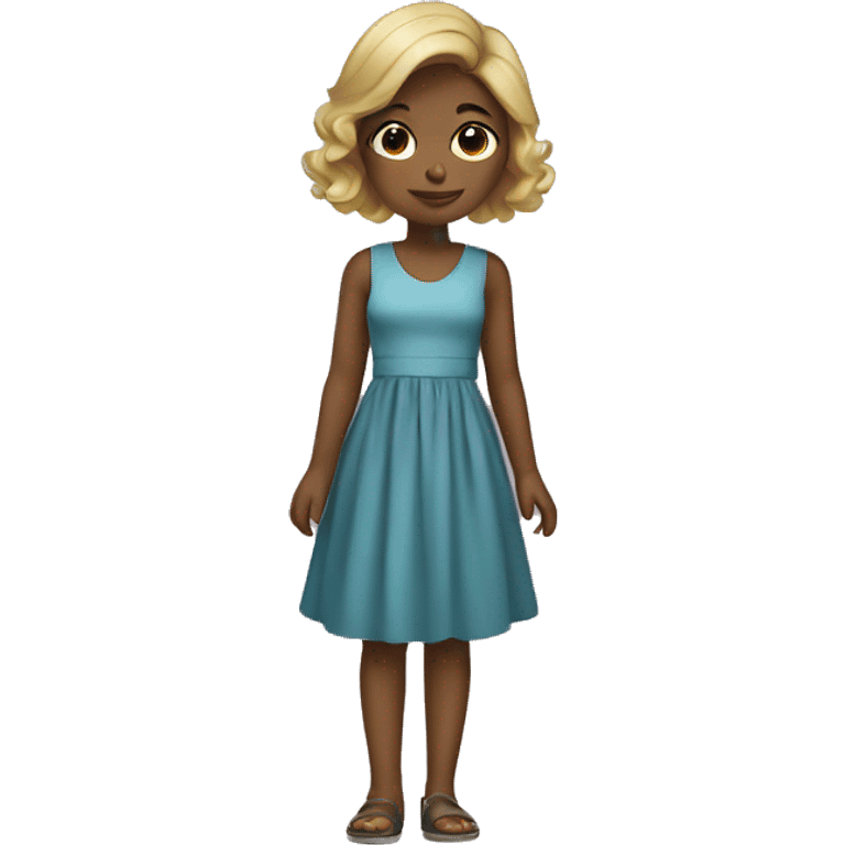 girl wearing a dress emoji