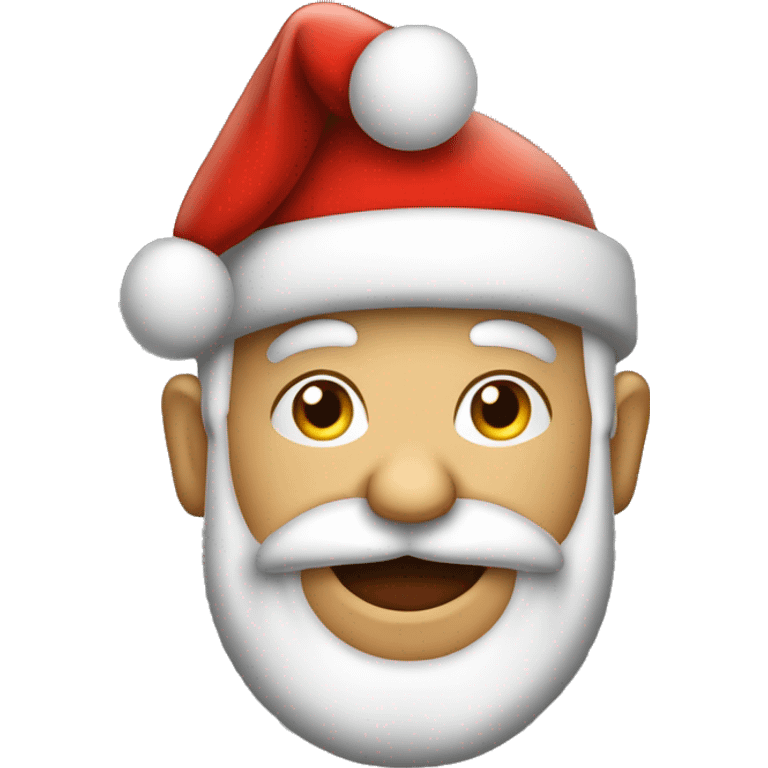 babbo natale sulla slitta emoji