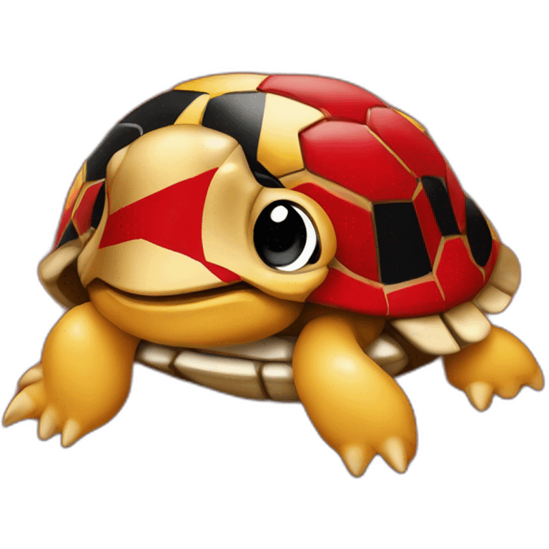 University of Maryland Mascot Testudo the terrapin, Red shell diamond back colors matching maryland flag red gold black yellow emoji