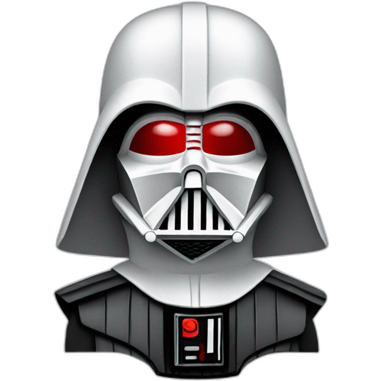 darth vader white red emoji