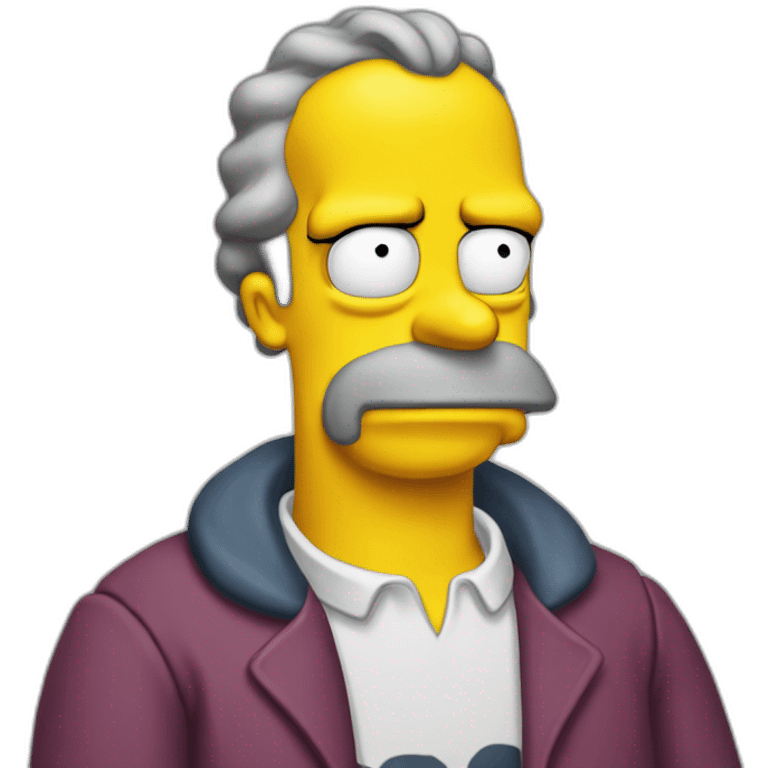 Homer Simson Simson un pouce emoji