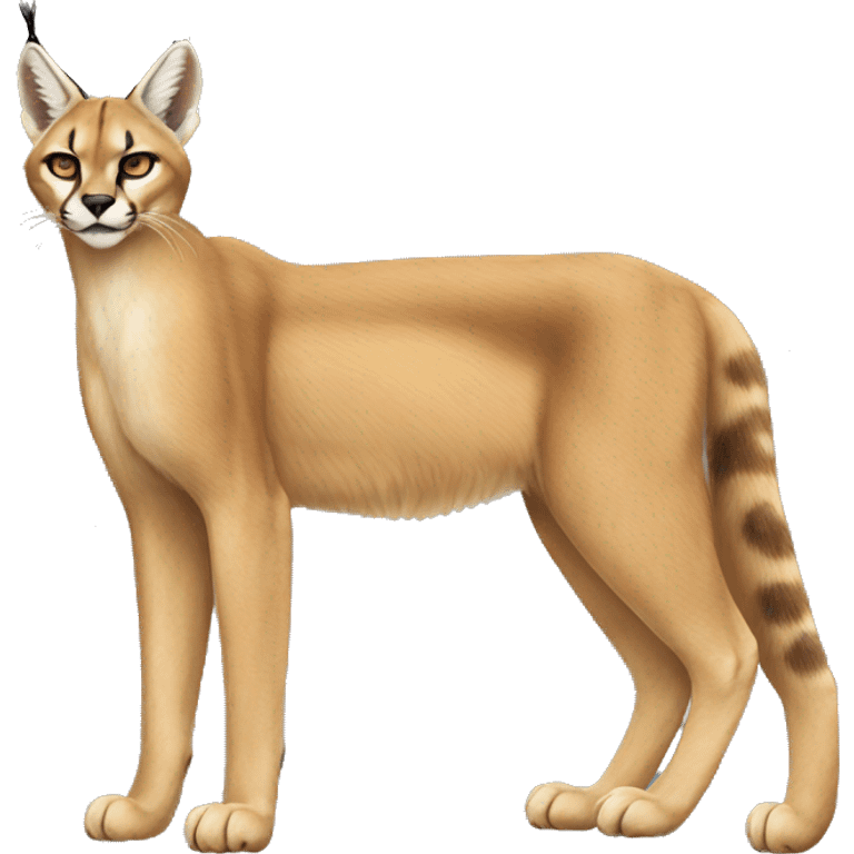 Lynx-Caracal-Serval full body emoji