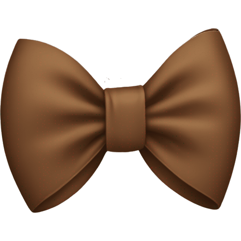 Brown bow emoji