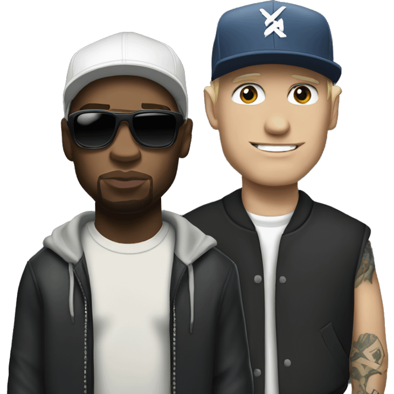 eminem and 50 cent emoji