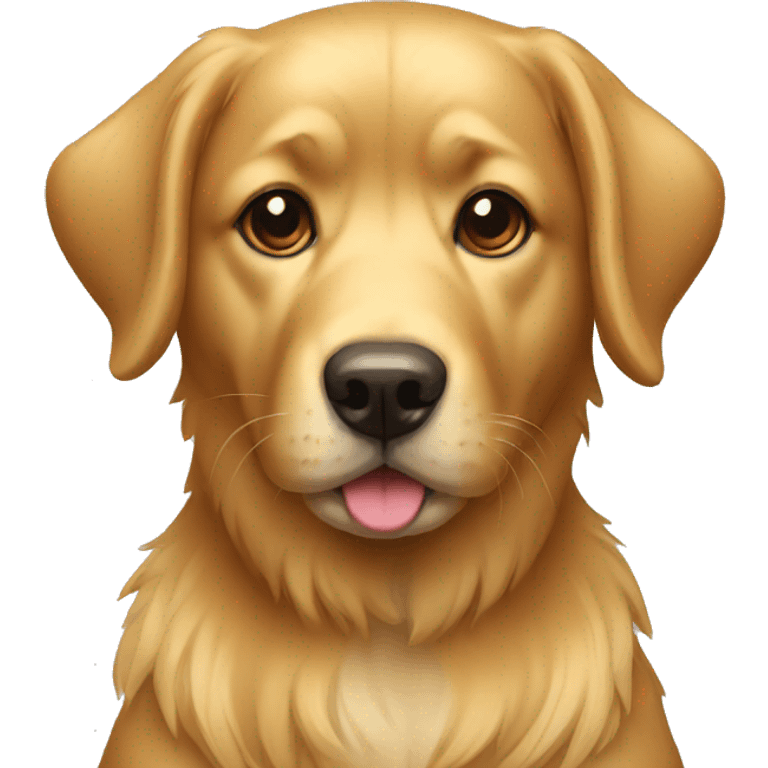 dog golden emoji