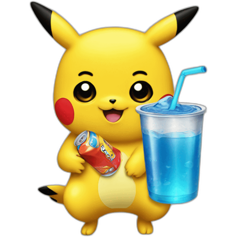 pickachu with caprisun emoji