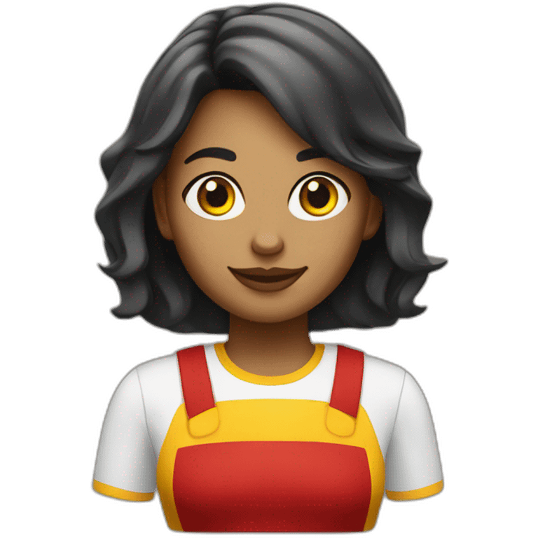 McDonald's girl  emoji