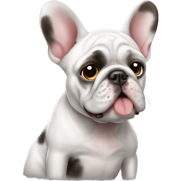 Bouledogue français merle  emoji