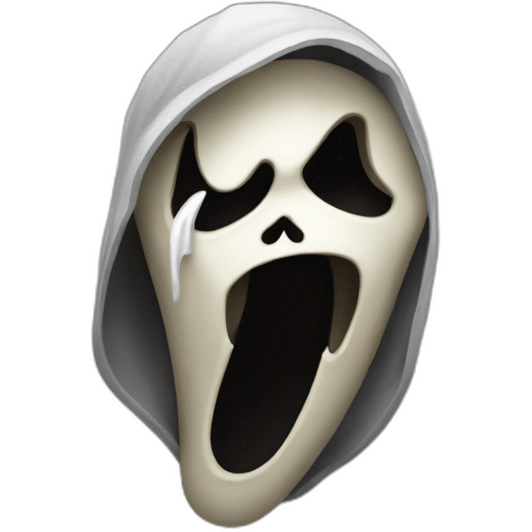 Ghostface Scream emoji