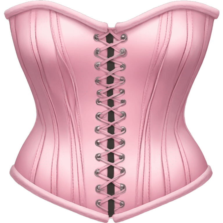 Baby pink corset emoji