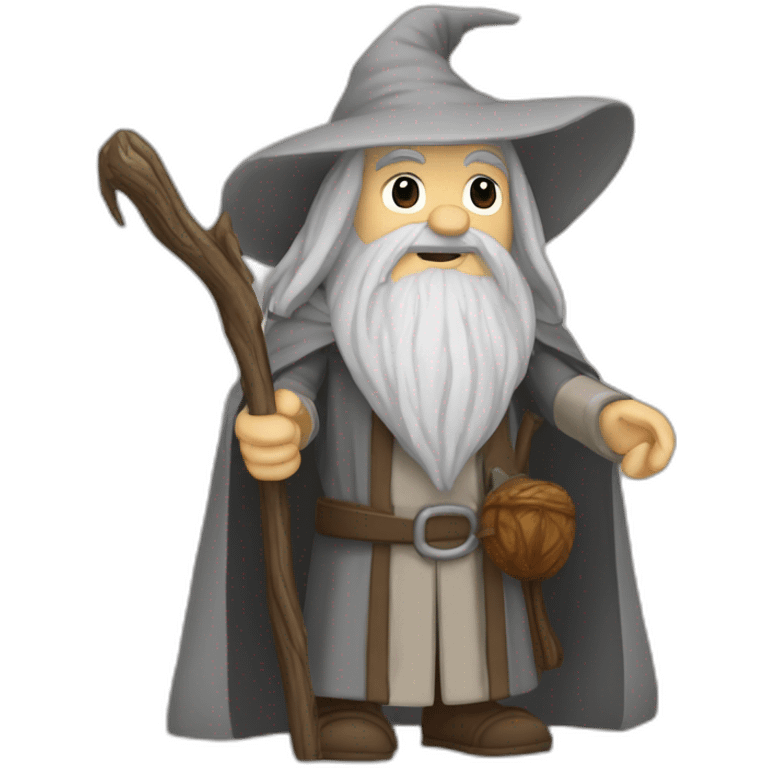 Gandalf montaña emoji