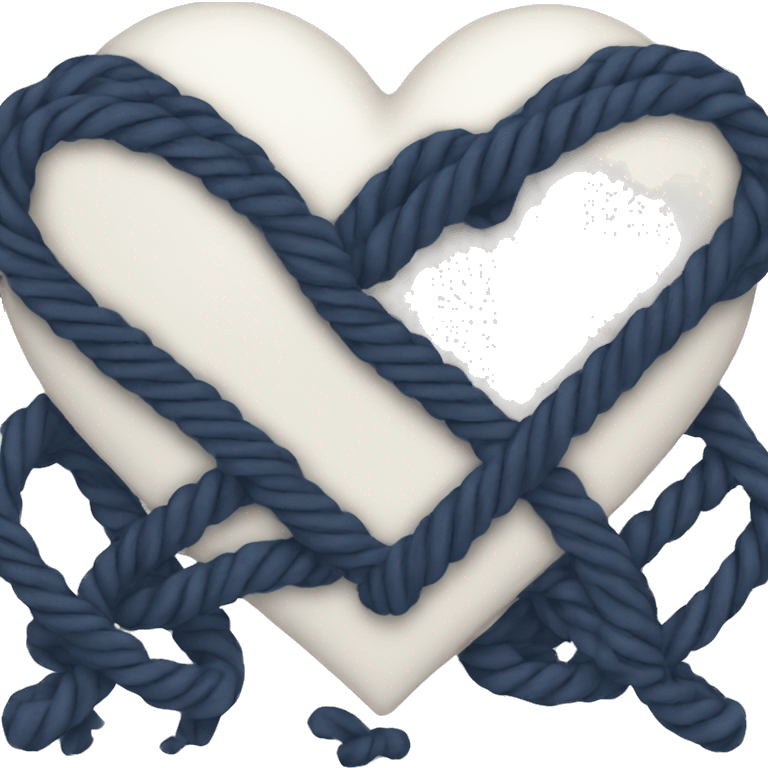 navy love heart emoji