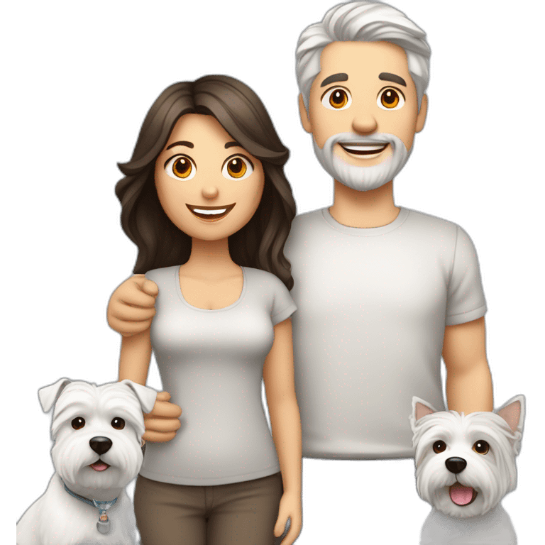 a-family-consisting-of-1-white-man-with-dark-brown-hair,-1-white-woman-with-gray-purple-hair-and-a-happy-west-highland-white-terrier emoji