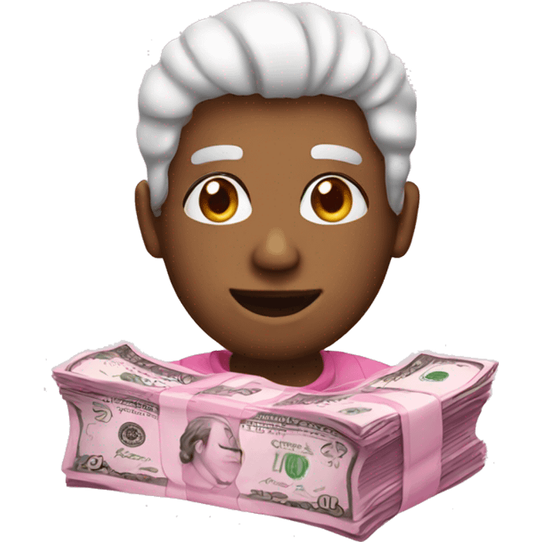 Pink money  emoji