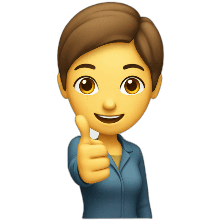 women thumbs up emoji