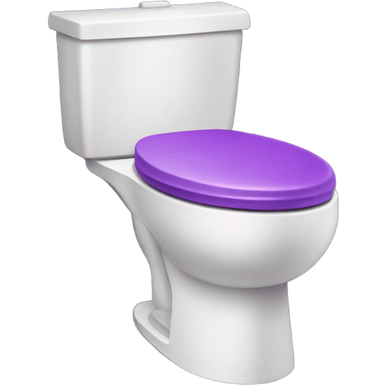 Purple toilet  emoji