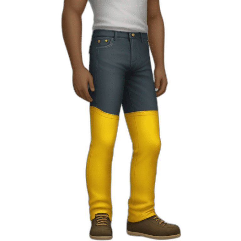 yellow pants  emoji