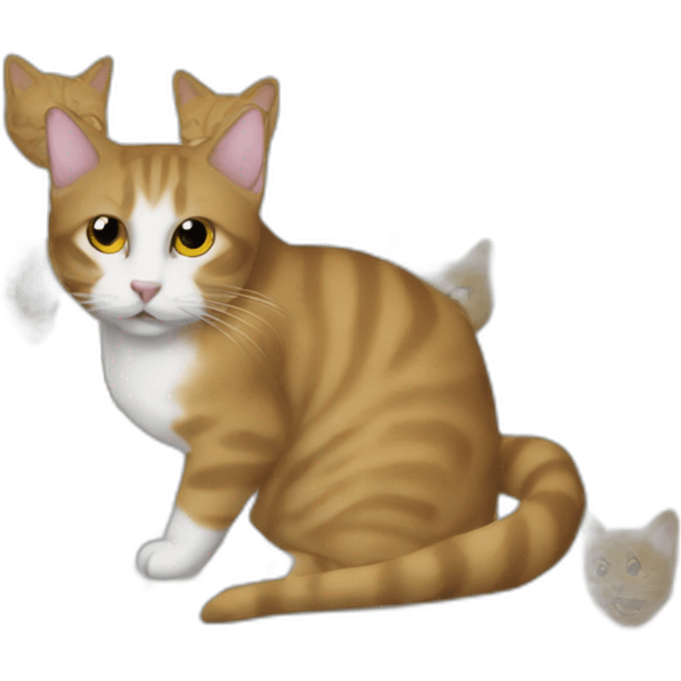 Cat on benladen emoji