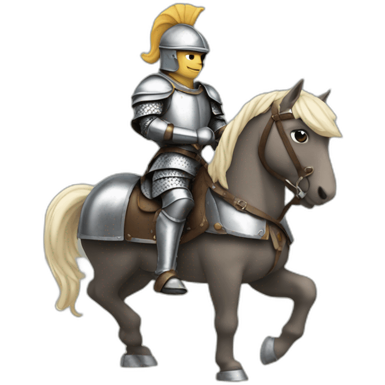 Knight on a horse emoji