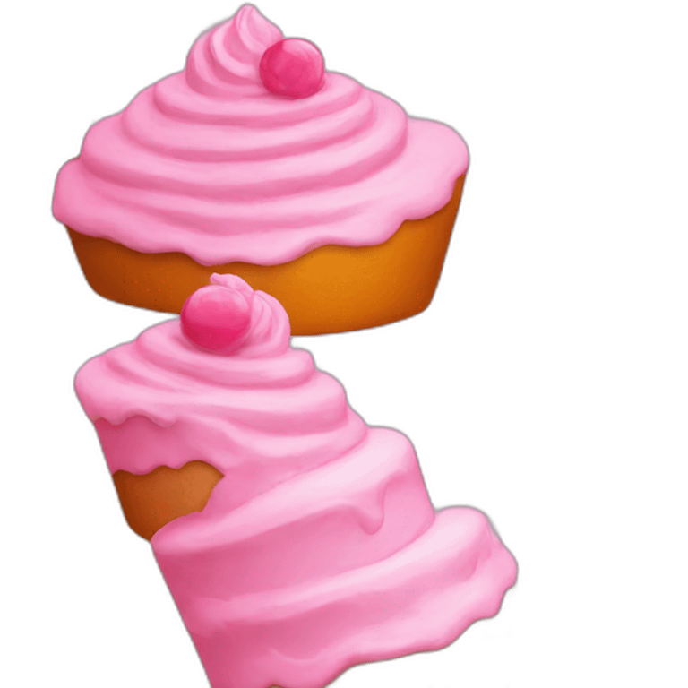 Pink-cake emoji