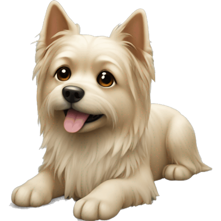 Dog mini York  emoji