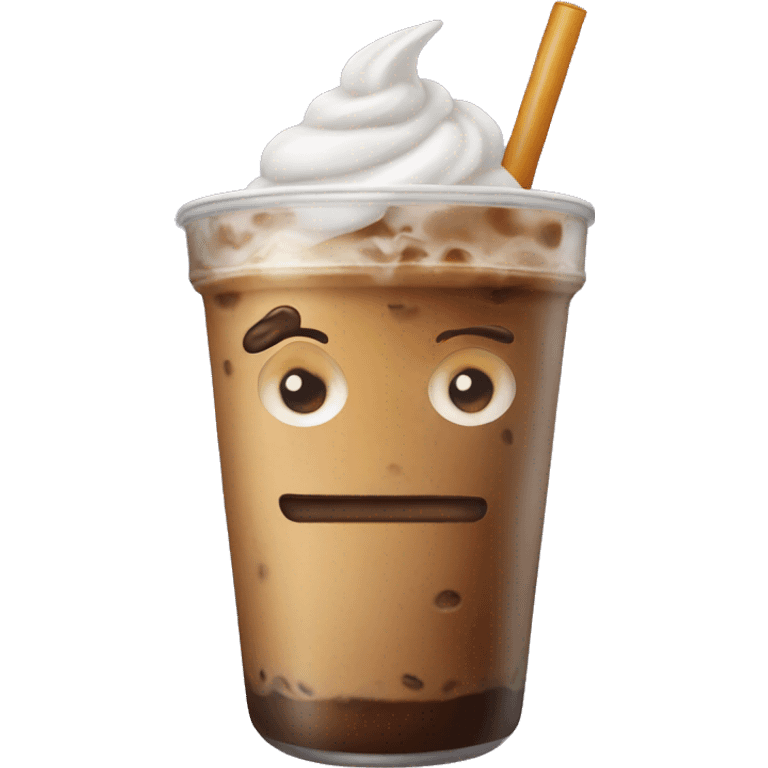 Iced coffee emoji