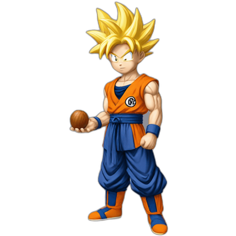 goku holding nuts emoji