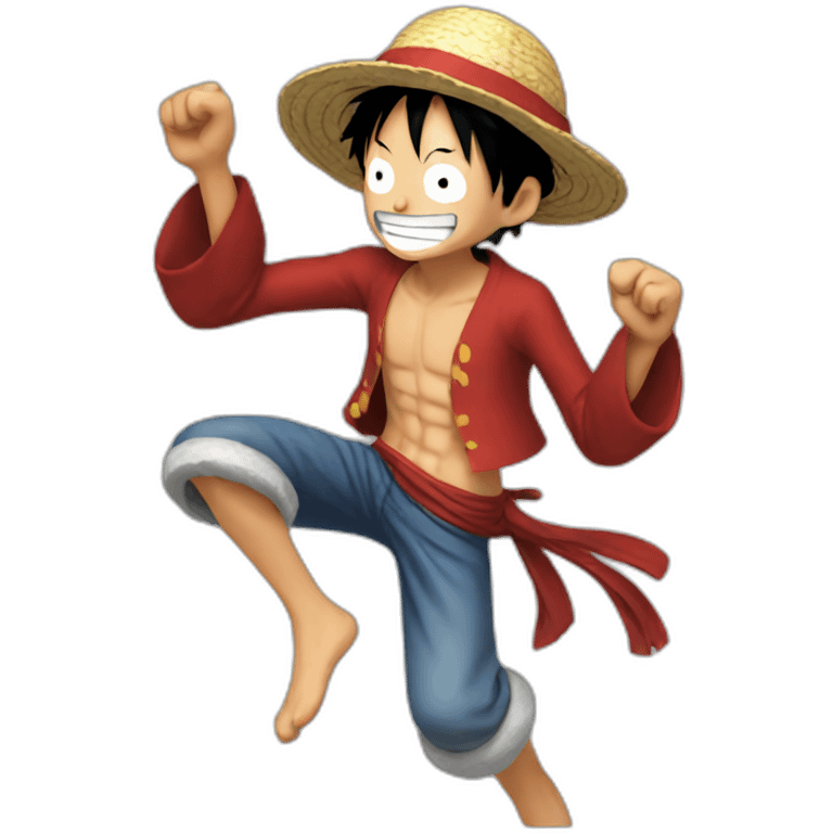 luffy dancing emoji