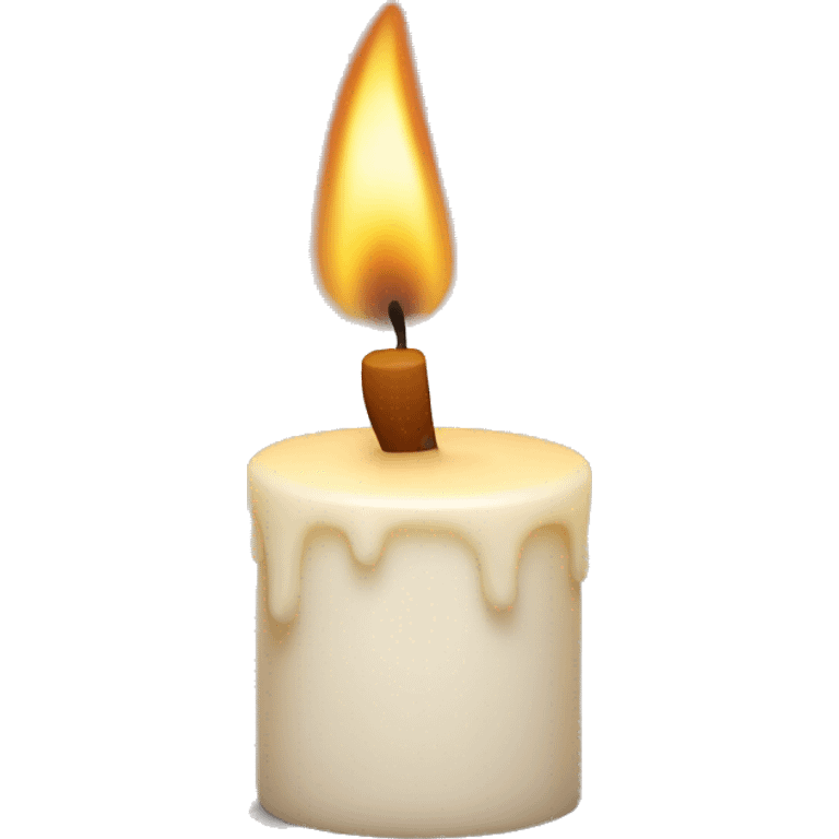 number one candle  emoji