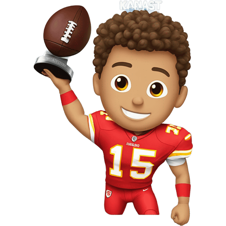 patrick mahomes winning the super bowl  emoji