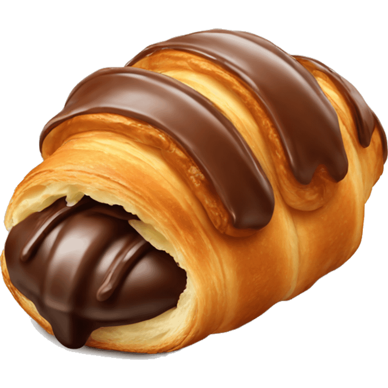 Chocolate croissant  emoji