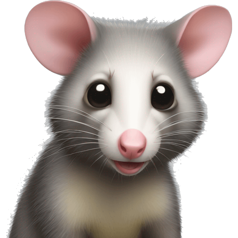 Realistic possum emoji