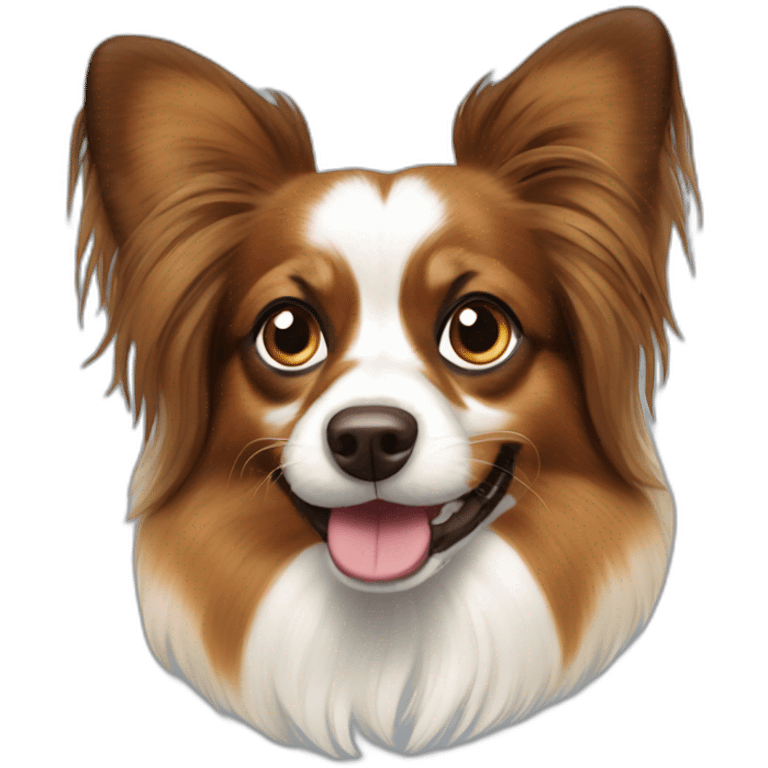 Rico the papillon dog emoji