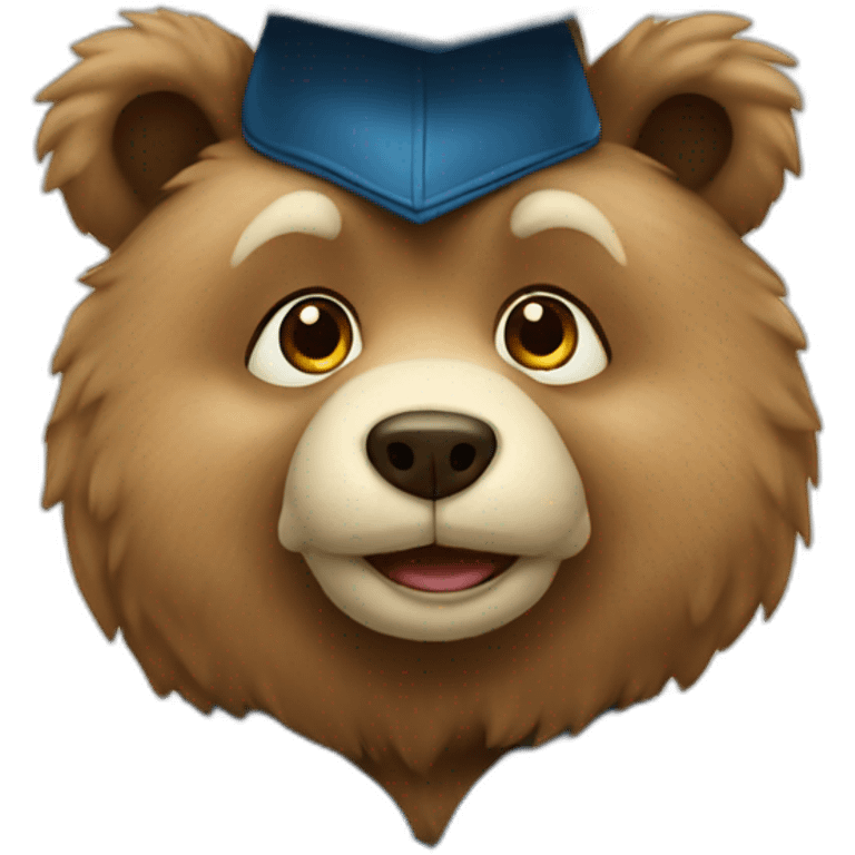 Graduation Bear ye emoji