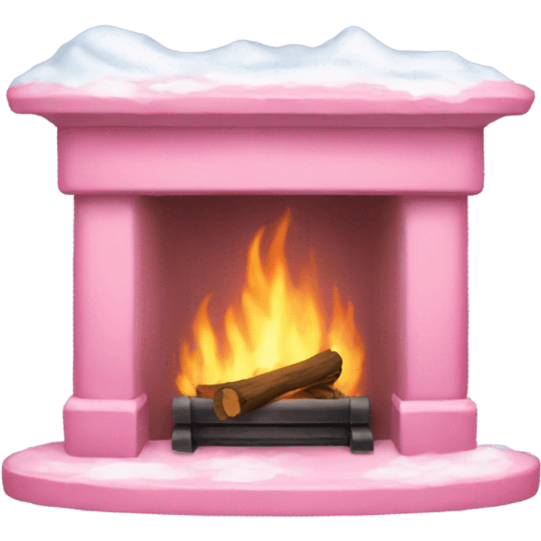 Winter Pink FirePlace emoji