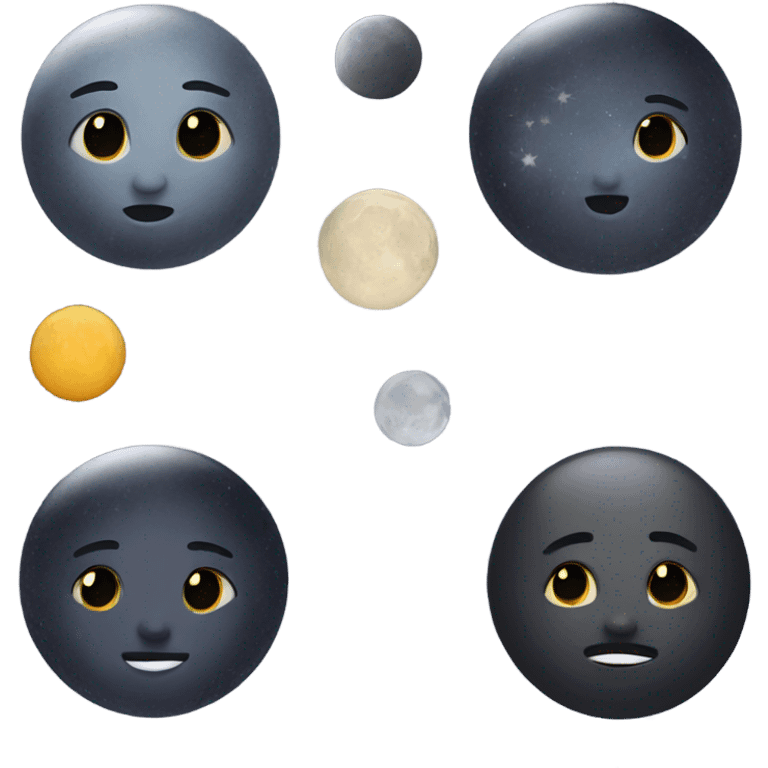 Pretty realistic New moon  emoji