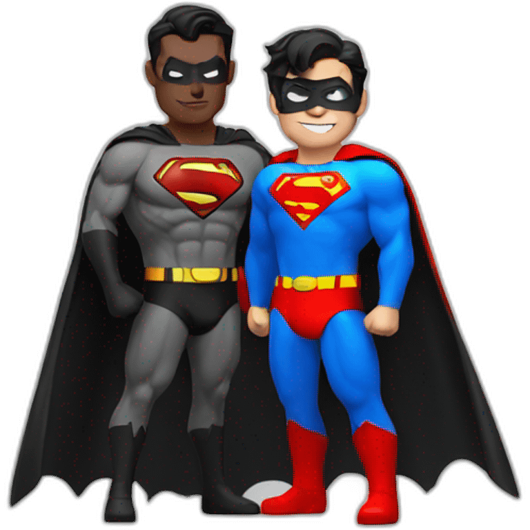 superman+batman emoji